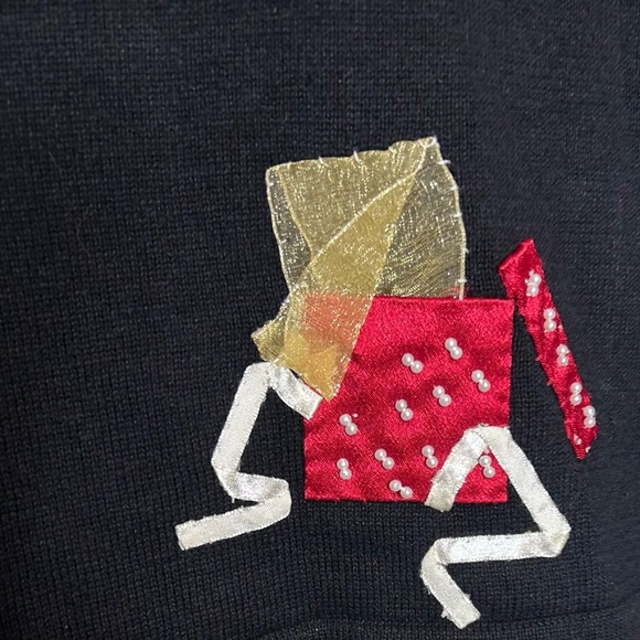 Vintage Cambridge Dry Goods Christmas Button Up Grandmacore Sweater Size Small - Picture 3 of 7